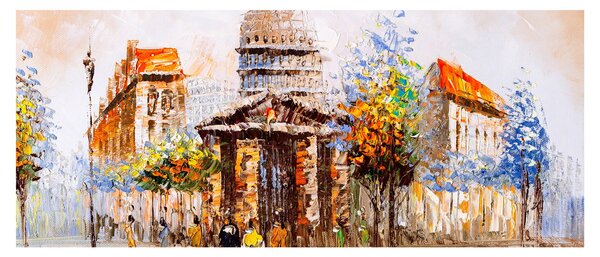 Slika - Naslikani gradski spomenik (120x50 cm)