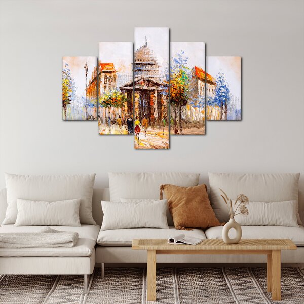 Slika - Naslikani gradski spomenik (150x105 cm)
