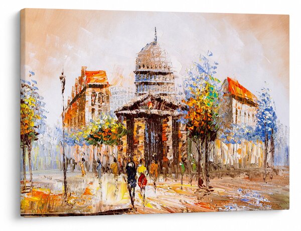 Slika - Naslikani gradski spomenik (70x50 cm)