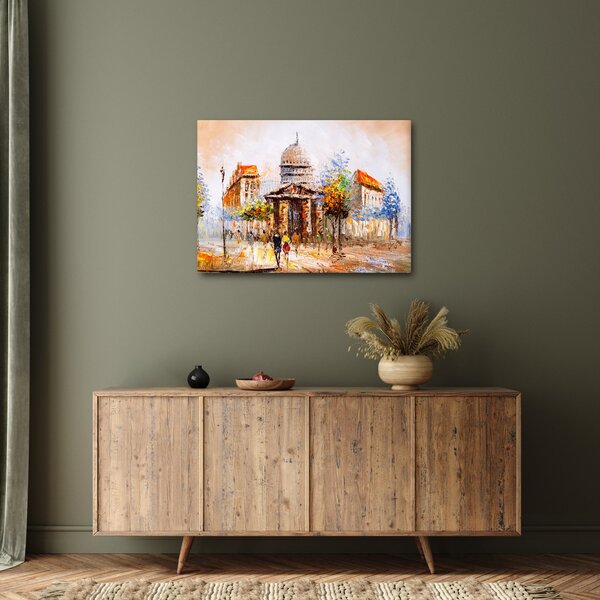Slika - Naslikani gradski spomenik (70x50 cm)