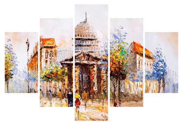Slika - Naslikani gradski spomenik (150x105 cm)