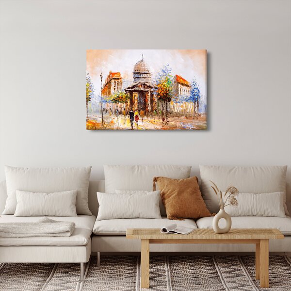Slika - Naslikani gradski spomenik (90x60 cm)