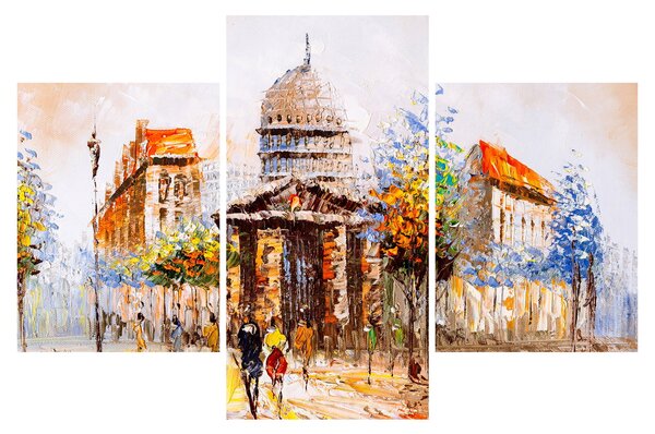 Slika - Naslikani gradski spomenik (90x60 cm)