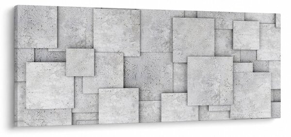 Slika - Apstrakcija betonskih pločica (120x50 cm)