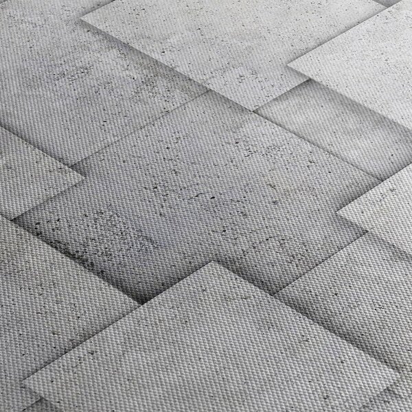 Slika - Apstrakcija betonskih pločica (90x60 cm)