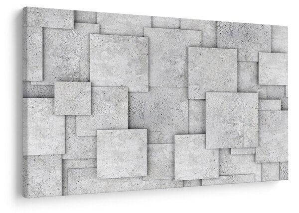 Slika - Apstrakcija betonskih pločica (90x60 cm)