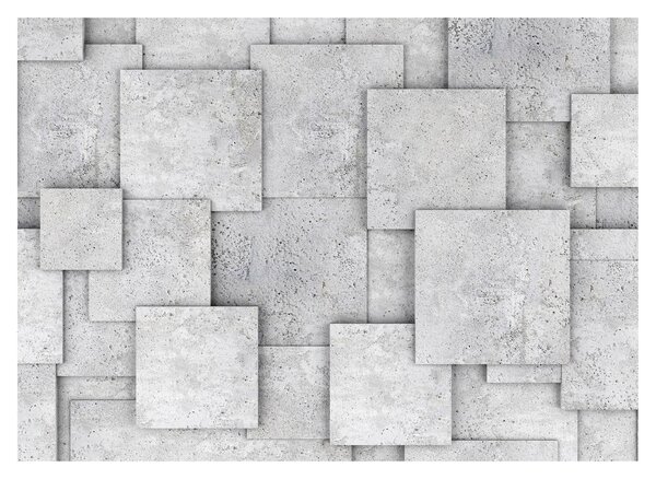 Slika - Apstrakcija betonskih pločica (70x50 cm)