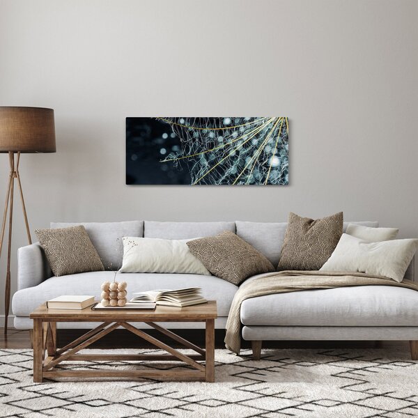 Slika - Cvijet s paučinom (120x50 cm)