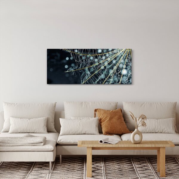 Slika - Cvijet s paučinom (120x50 cm)