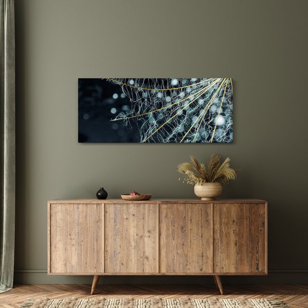 Slika - Cvijet s paučinom (120x50 cm)