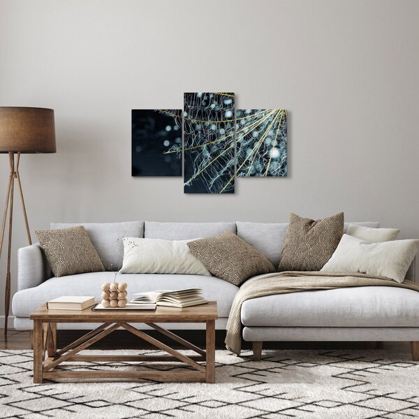 Slika - Cvijet s paučinom (90x60 cm)