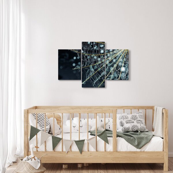 Slika - Cvijet s paučinom (90x60 cm)