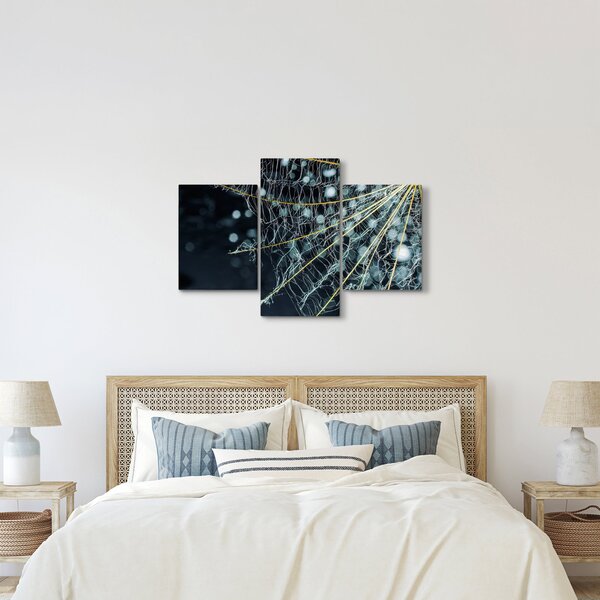 Slika - Cvijet s paučinom (90x60 cm)