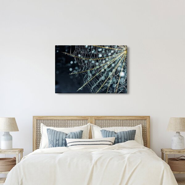 Slika - Cvijet s paučinom (90x60 cm)