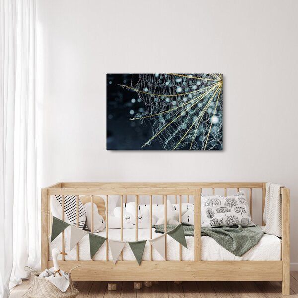 Slika - Cvijet s paučinom (90x60 cm)