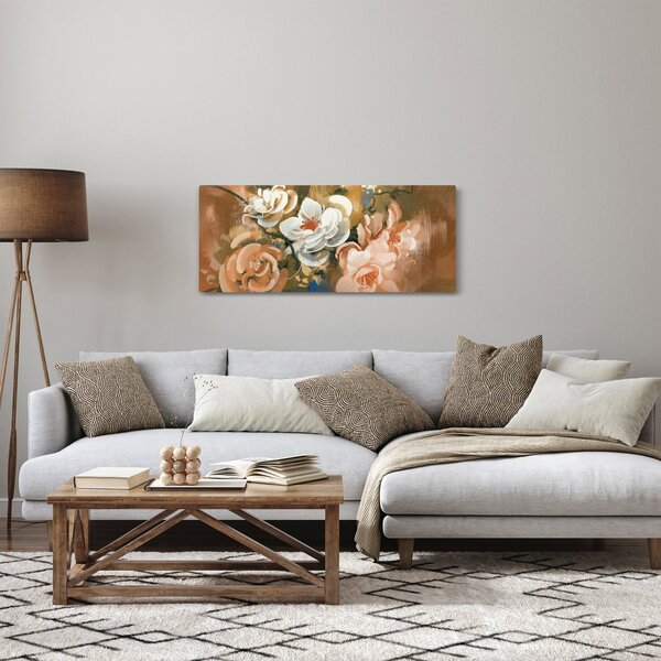 Slika - Naslikani buket cvijeća (120x50 cm)