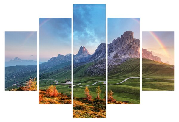 Slika duge iznad stijena (150x105 cm)