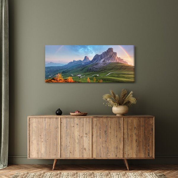 Slika duge iznad stijena (120x50 cm)