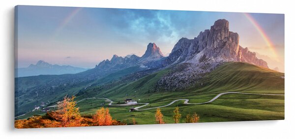 Slika duge iznad stijena (120x50 cm)