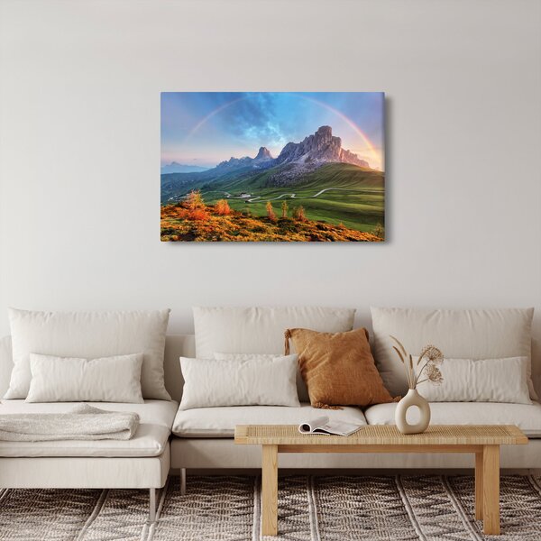 Slika duge iznad stijena (90x60 cm)