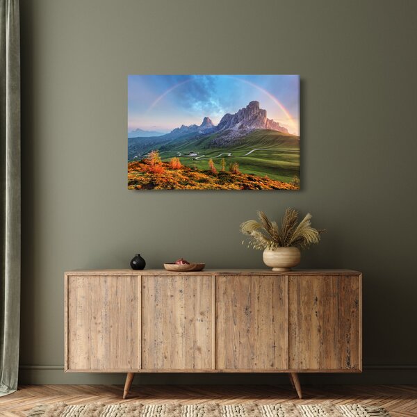 Slika duge iznad stijena (90x60 cm)