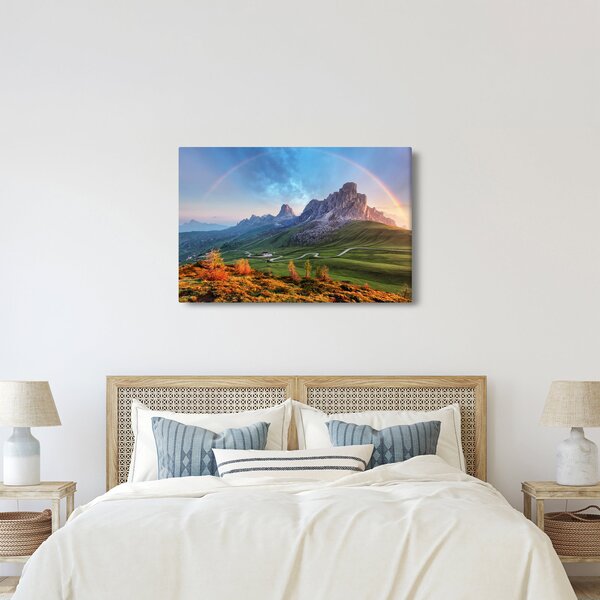 Slika duge iznad stijena (90x60 cm)