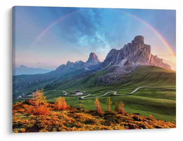 Slika duge iznad stijena (70x50 cm)