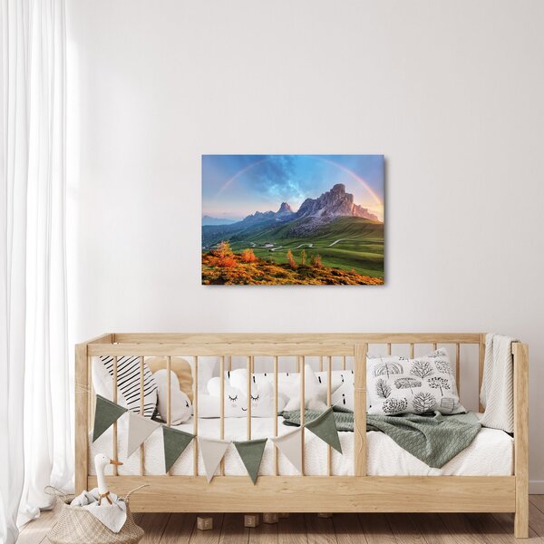 Slika duge iznad stijena (70x50 cm)