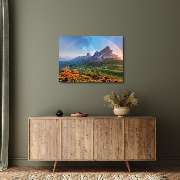 Slika duge iznad stijena (70x50 cm)