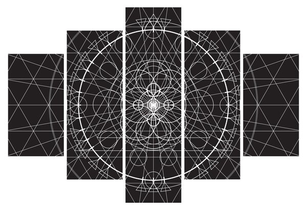 Slika - Apstrakcija sata (150x105 cm)