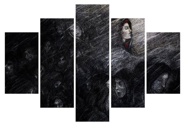 Slika - Tuga i odricanje (150x105 cm)