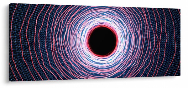 Slika apstrakcije kruga (120x50 cm)