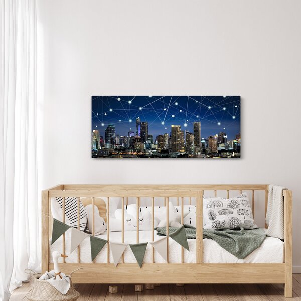 Slika - Noćni život velegrada (120x50 cm)