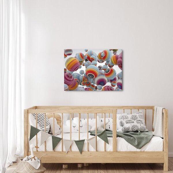 Slika oslikanih kugli (70x50 cm)