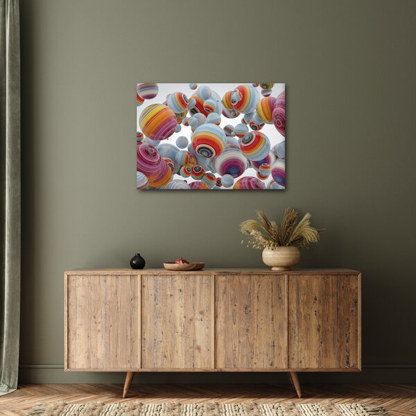Slika oslikanih kugli (70x50 cm)