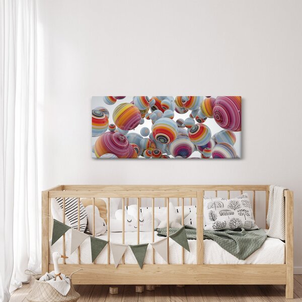 Slika oslikanih kugli (120x50 cm)