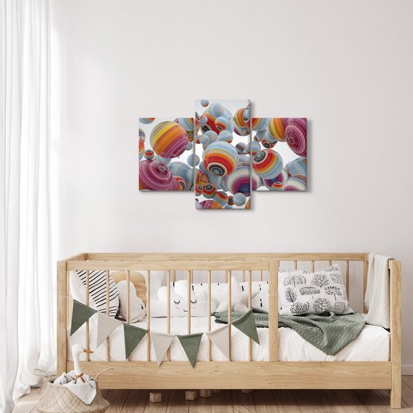 Slika oslikanih kugli (90x60 cm)