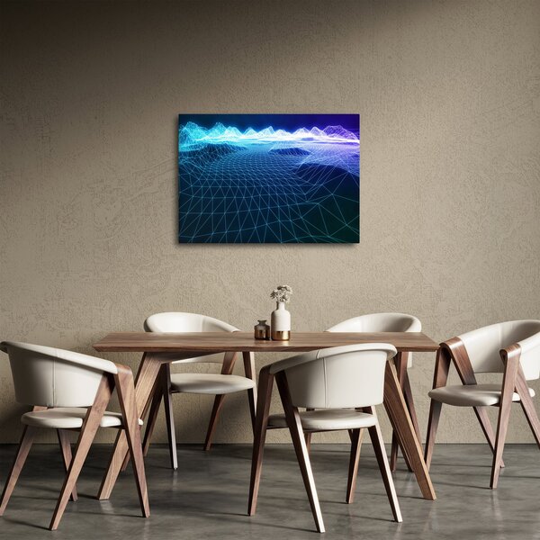 Slika - Planine u računalnom modelu (70x50 cm)