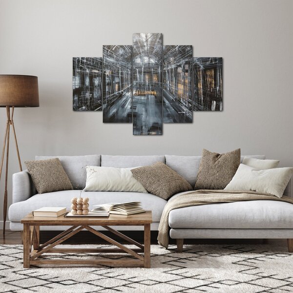 Slika interijera stare zgrade (150x105 cm)