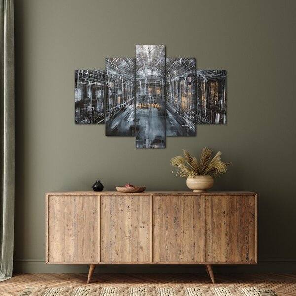 Slika interijera stare zgrade (150x105 cm)