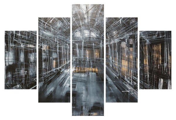 Slika interijera stare zgrade (150x105 cm)