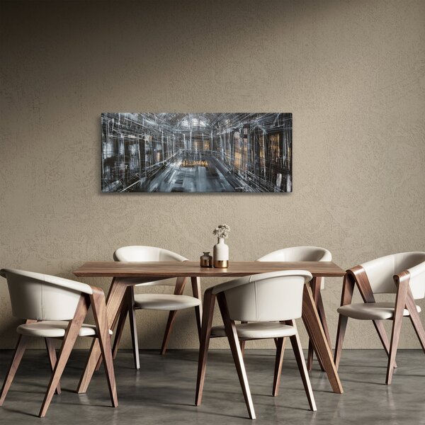 Slika interijera stare zgrade (120x50 cm)