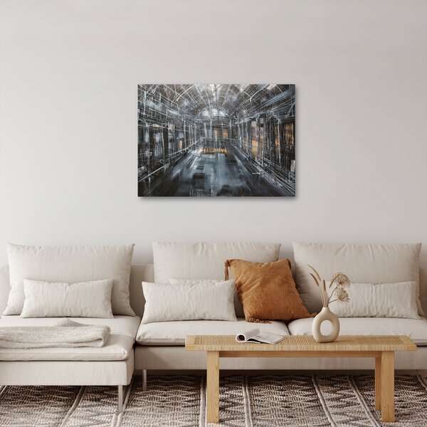 Slika interijera stare zgrade (70x50 cm)