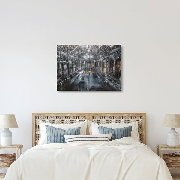 Slika interijera stare zgrade (70x50 cm)