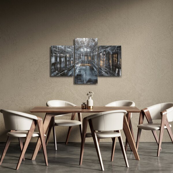Slika interijera stare zgrade (90x60 cm)