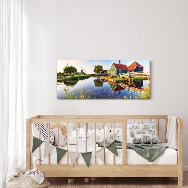 Slika nizozemskih vjetrenjača (120x50 cm)