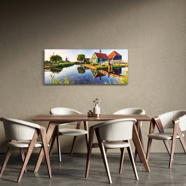 Slika nizozemskih vjetrenjača (120x50 cm)
