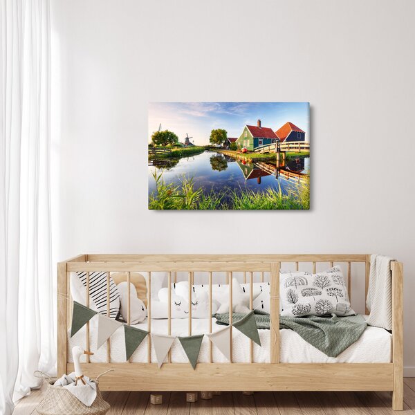 Slika nizozemskih vjetrenjača (90x60 cm)