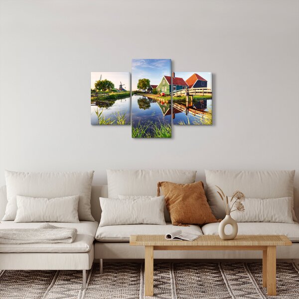 Slika nizozemskih vjetrenjača (90x60 cm)