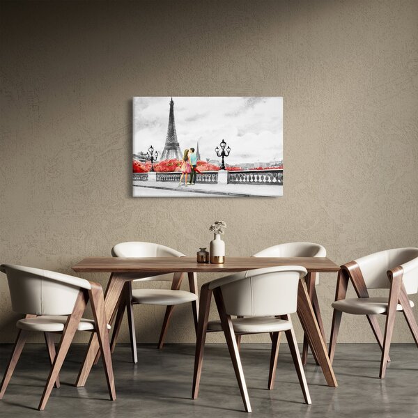 Slika - Ljubavnici u Parizu (90x60 cm)